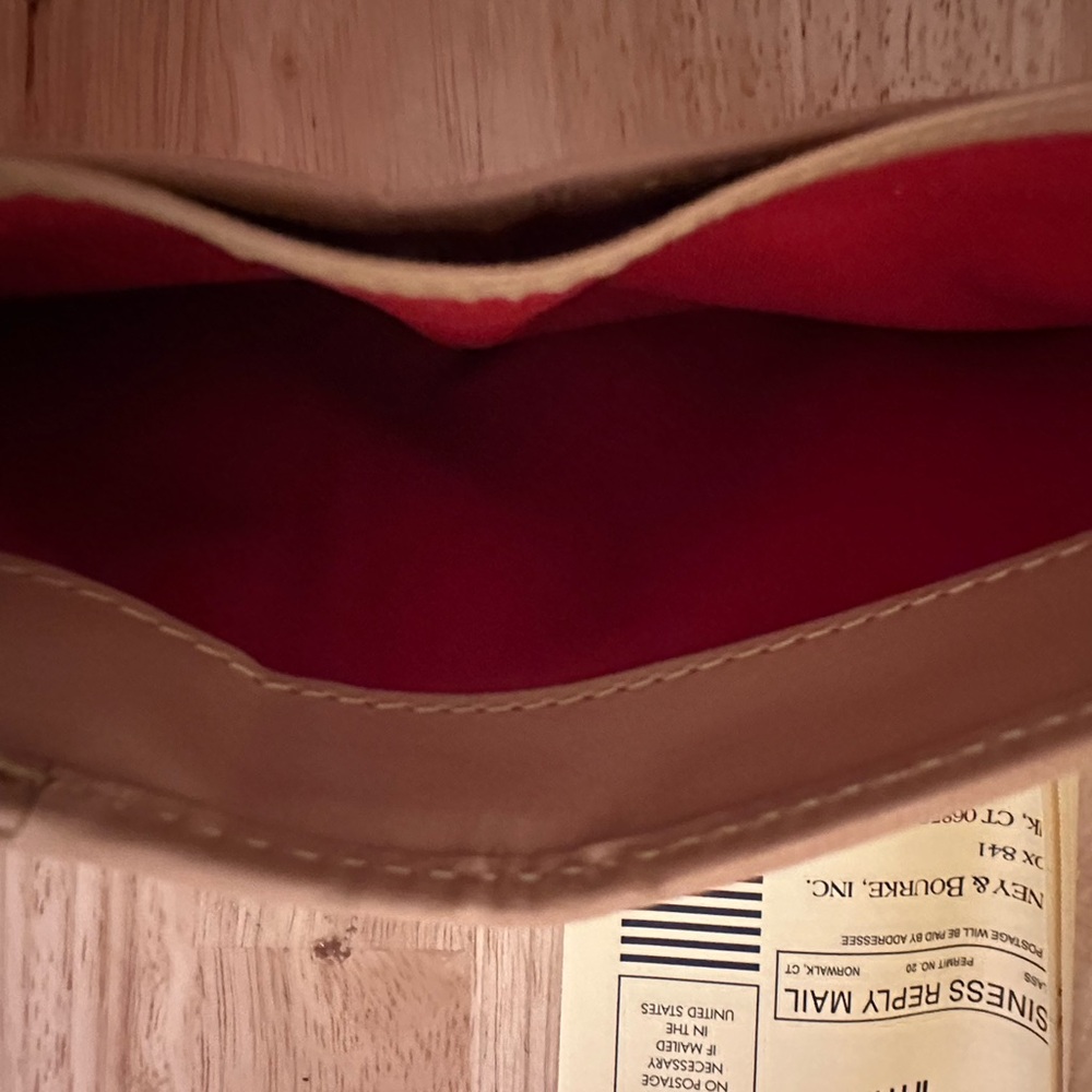 Dooney & Bourke Blue and Tan Signature Wallet - Picture 6 of 11